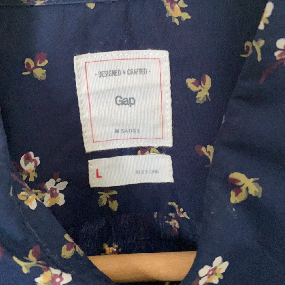Gap Design + Crafted Floral Button Down. - image 2